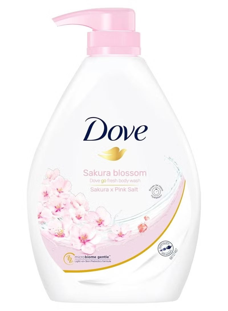 Go Fresh Sakura Blossom Body Wash With Sakura And Pink Salt 1000 ML